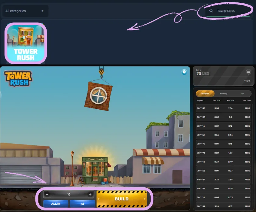 Play Tower Rush